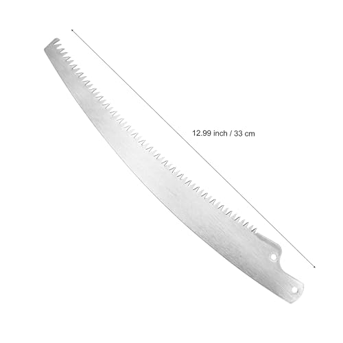 Sharp Garden Tree Pruner Head with Two Blades,24 inch Large High-Altitude Heavy Duty Shear Fruit Picker Saw Tree Trimmer Clipper Tool Fit for 0.88 inch to 1 inch Diameter pole (Without Pole)