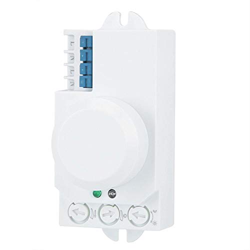5.8GHz Microwave Sensor Switch Lighting Sensor Body Motion Car Detector Light Switch AC 220V-240V SK-805