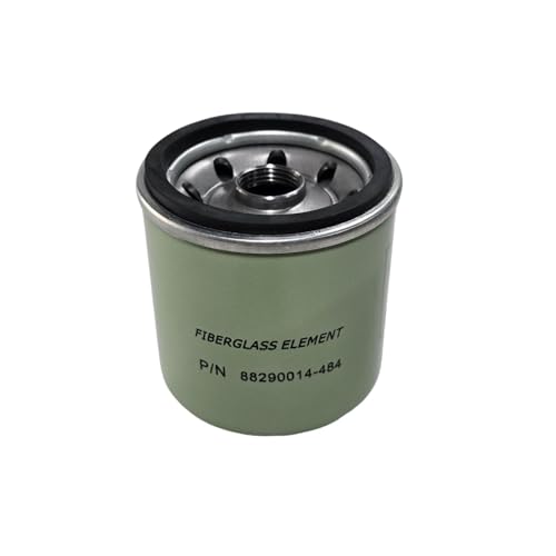 Filter Kit (88290014-484 Oil Filter + 88290014-485 Air Filter) Maintenance Kit, Fits for Air Compressor Replacement Filter Part