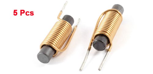 sourcing map 5 PCS 6mm x 30mm 15.5 Circle 1mm Wire Ferrite Core Radial Lead Free Millenium de