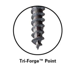 Starborn Structural XF23CT500 F23 Deck Ledger/Multipurpose Flat Head Wood Screw - Black - 50 Count - 0.23" x 5"