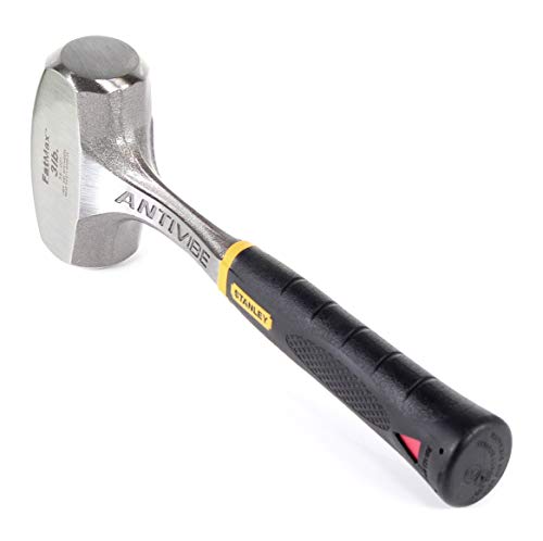 Stanley 1-56-001 Hammer "Antivibe", Black/Silver Club Hammer Single