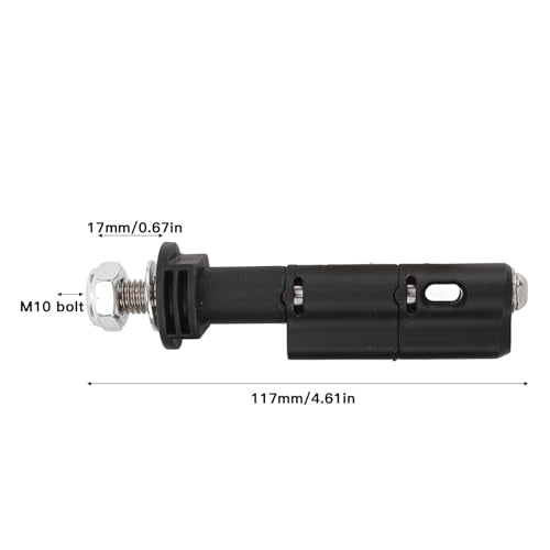 Mounting Pins for Recovery Boards, 4PCS 17mm Traction Boards Mounting Pins with Padlock for MaxTrax MKII Recovery Boards, Mounting Pins Kit Anti Theft Safety Pins Kit