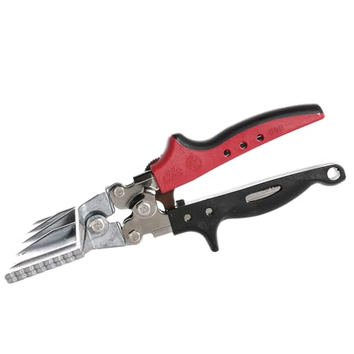 Malco S9R 9" Hand Seamer – 9-Inch Die Cast Zinc Jaws for Aluminum Roof Flashing, Coil Stock & Fascia | 7:1 Compound Leverage | Ergonomic Redline Handle