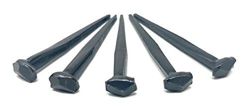 Metal Magery 3" Wrought Head Nails Decorative Antique Rose Head Nail Qty: 25 (Pack of 3) 3 inches (Pack of 3)