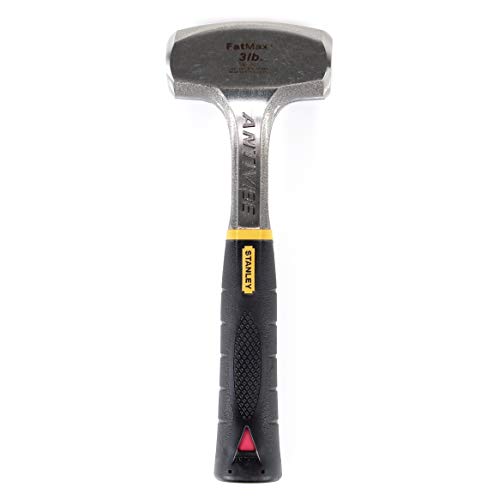 Stanley 1-56-001 Hammer "Antivibe", Black/Silver Club Hammer Single