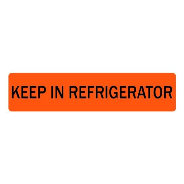 Keep in Refrigerator Veterinary Labels