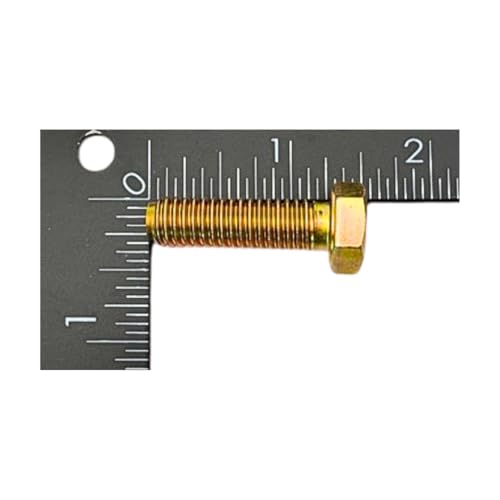 3/8"-16 x 1-1/4" Grade 8 Bolts (50-Pack) – Heavy-Duty Hex Bolts Only – High-Strength SAE J429 1.25" Coarse Thread Bolts 3/8" x 1-1/4" Bolt Only 50
