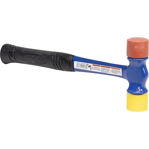 VAUGHAN Soft Face Hammer 12 Oz, Mallet, Assembled in the USA