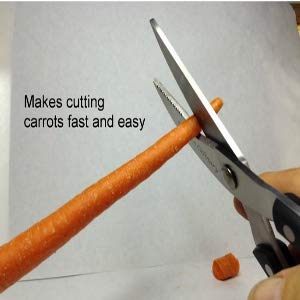 HeavyDuty Kitchen Scissors for Meat, Bones, Shears for Lobster Multifunctional Chef Approved Beige