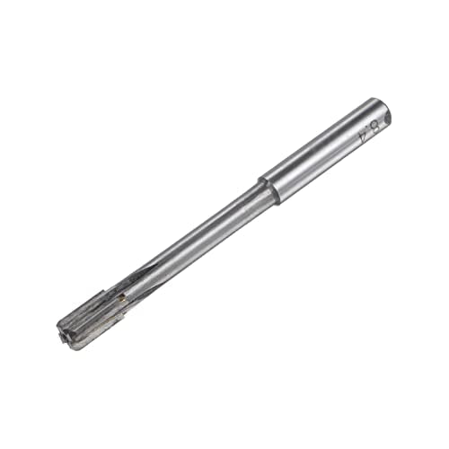 Sourcing Map Clamping Reamer 8.4 mm H7 Carbide Tip Straight Flutes Round Shank Lathe Cutter | Straight Tip Flutes Round Shank