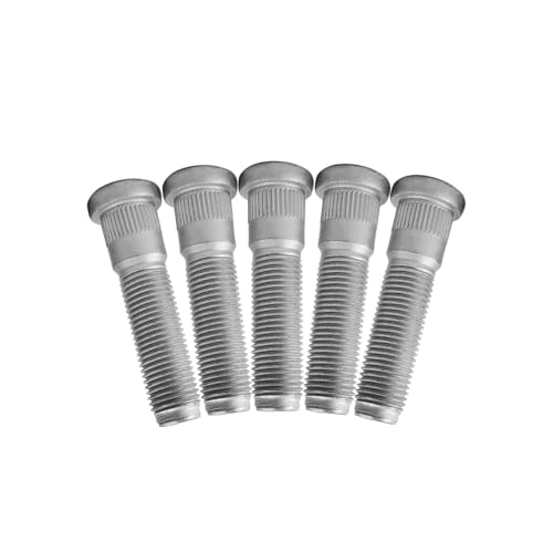 10PCS M14x1.5 Chrome Wheel Lug Stud Nut Set Compatible with 2011-23 Jeep Grand Cherokee Wrangler Gladiator Ford Mustang Ram 1500 2500 3500 Dodge Durango Challenger Charger 10PCS