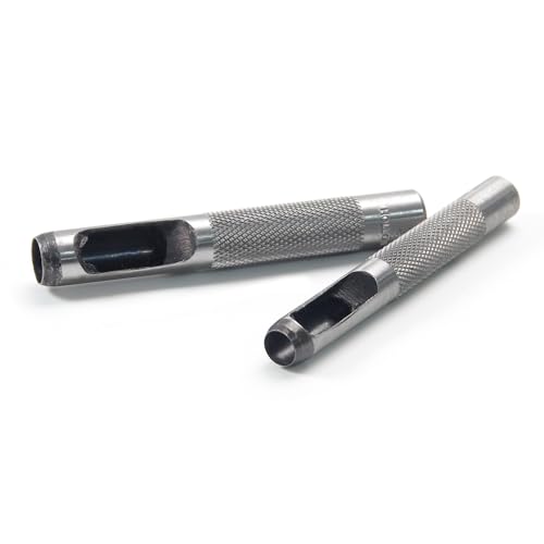 Round Steel Hollow Punch Set 15Pcs 3-25mm Leather Craft Tool
