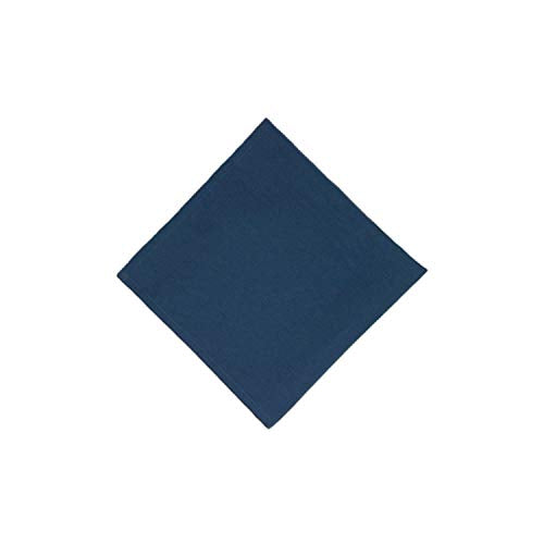 Arkwright Restaurant Cloth Napkins - (Pack of 25) Spun Polyester Dinner Napkin with Hemmed Edges - Ideal for Dinner, Wedding, Party, Banquet, Kitchen, 20 x 20 in, Navy Navy Blue 20" x 20" (Set of 25)