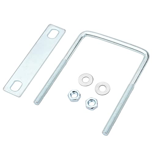 10 Pcs 3 Inch Wide Square U-Bolt, 5/16'' x 3'' x 4-1/2'' 5/16" x 3-1/8" x 4-1/4"