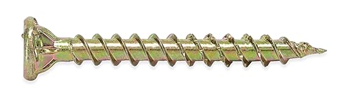 Power Pro Wood Screws, #8 x 1-1/4in, 440 Pack, Gold Zinc #8 x 1-1/4" (Pack of 2)