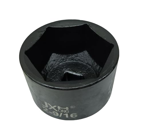 3/4" Drive 2-9/16" Impact Socket, 6-Point, Heat Treated Cr-V Alloy Steel