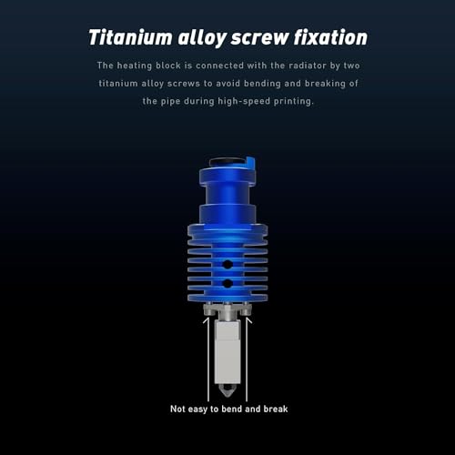 Upgraded High Speed Rapid Heat V6 Hotend 24V 48W Ceramic Heating Core Bimetal Heatbreak Hardened Steel Nozzle 0.4 Compatible with Voron 2.4 Prusa i3 MK3S MK3 MK2S 3D Printer