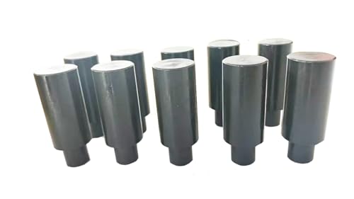 WTK0003 Nitrided10 Pack Steel Stop, 2 inch Height,5/8 Bottom Diameter, 1" Top Diameter Locator Pin Set, for 5/8”(16mm) Hole Welding Tables