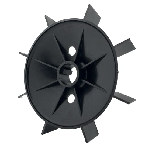 Fan Blade for Electric Motor 32 mm / 160 mm H 45 mm with Wedge Plastic Motor Blade Fan Blade Accessories Air Compressor Plastic Fan Blade Fan Blade Made of Nylon 32mm / 160mm