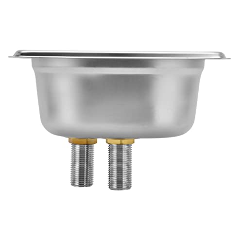 Mumusuki Automatic Glass Cup Washer for Kitchen Sink Accessories, Stainless Steel Glass Rinser Coffee Milk Tea Cup Cleaner for Home Kitchen Hotel Bar Restaurant