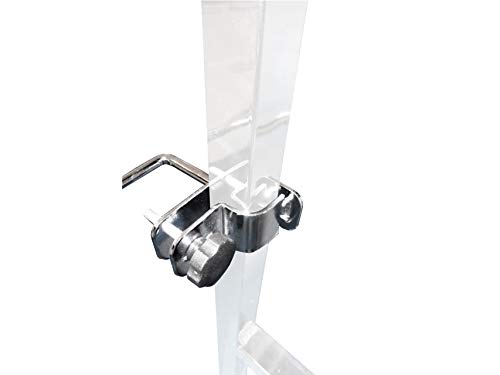 Gima metal roll holder for medical sheets, universal, can be used on round (Ø 27/30 mm) or square (27/30 mm x 27/30 mm) supports metal universal roll holder