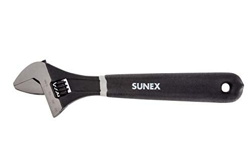 Sunex 9618A 4Pc Adjustable Wrench Set, 6" 8" 10" 12"