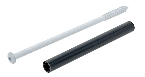 Project Center White Gutter-Tite Fascia Screws for Wood 5/16" x 7", 25 Pack 7 inches