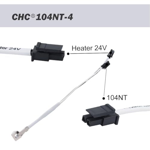 POLISI3D 24V 50W CHC Smooth Bore Ceramic HeaterCore Heatblock Kit High temperature resistance up to 320°C Compatible with RapidChange REVO Hotend or Extruder 3D Printer (104NT-4)