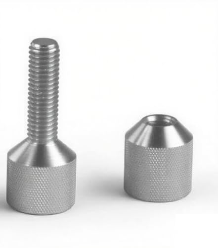 4 PCS Two Hole Pins, 2 Hole Flange Alignment Pins, 1-1/8'', 1-5/8” Diameter Aluminum Pipefitter, Detachable Double Hole Pins, Quick Leveling