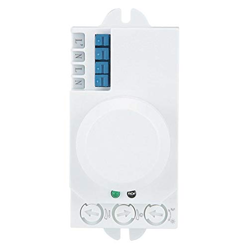 5.8GHz Microwave Sensor Switch Lighting Sensor Body Motion Car Detector Light Switch AC 220V-240V SK-805