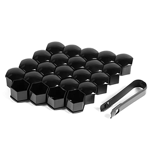 MIKKUPPA M14x1.5 Lug Nuts & 24PCS Lug Nut Covers - Replacement for 2015-2022 Ford F-150 F150 Expedition Lincoln Navigator Factory Wheels
