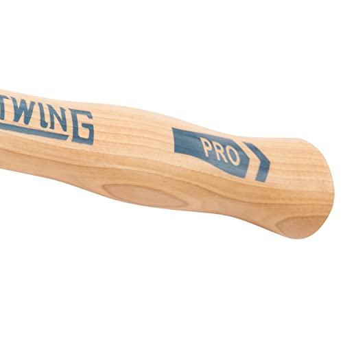 ESTWING Bricklayer's/Mason's Hammer - 21 oz USA Made Masonry Tool with Forged Steel Head & Hickory Wood Handle - EW6-21BL Short Handle