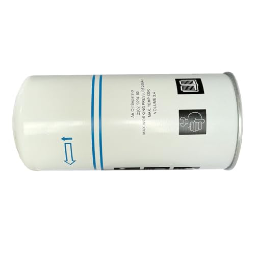 2202929400 Air/Oil Separator Compatible with GA5/11FF GA7/11/15VSD+ Screw Air Compressor Compression Equipment Accessories 2202929450 1630404600 2202-9294-00