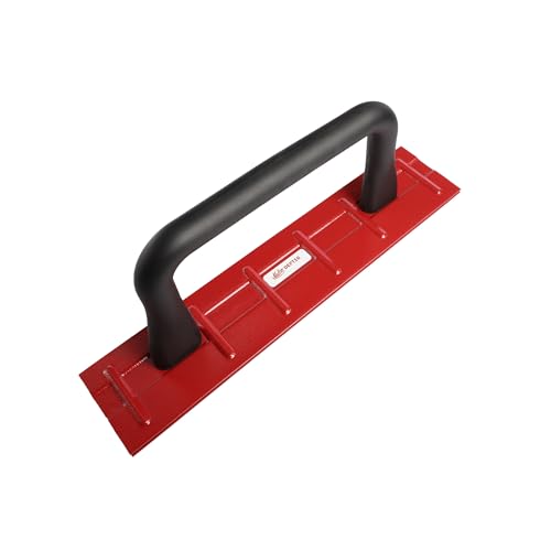 Malco 16" Drip Edge Folding Tool, 1" and 1-1/2" bends in 22 Ga 16" Roofing Panels, Standing Seam Roofing Tool, Sheet Metal Bending Tool (DEFT16) 16 Inch Red