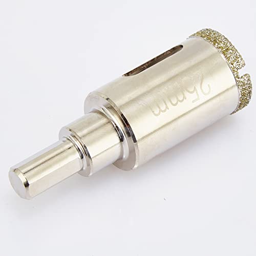 4 3/4 Inch Diamond Hole Saw + 1 inch Diamond Drill Bit for Glass, Porcelain Tile, Stone, Ceramics Pot, Marble and Granite, Wet Drill