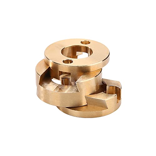 2-Pack Oldham Coupling Couplers Compatible with VzBot, BLV and Other 3D Printer Z axis T8 Lead Screw Hotbed (Oldham Coupling)