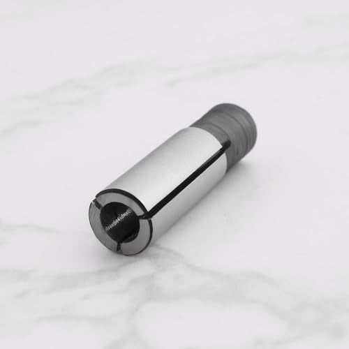SG Store 2pcs 6.35mm to 4mm Carving Drill Bit CNC Chuck Adapter Reducing Sleeve Adapter Suitable for Carving Machine ER Chuck Spindle Motor