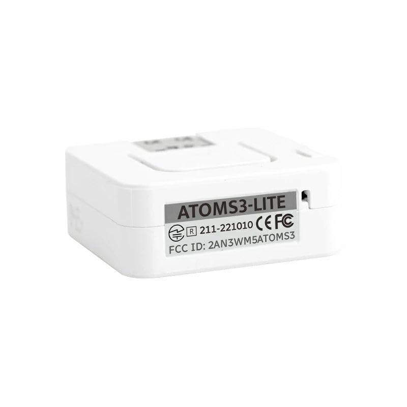 M5Stack Official AtomS3 Lite - Tiny ESP32-S3 IoT Development Kit - Upgraded Version with 3D WiFi Antenna
