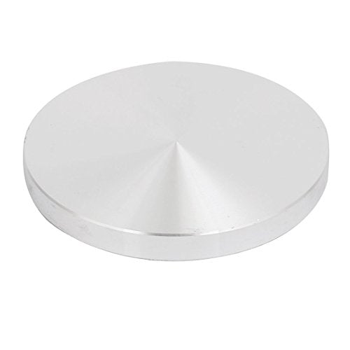 uxcell 4pcs 100mm Dia 10mm Thickness M10 Thread Aluminum Disc Hardware for Glass Table