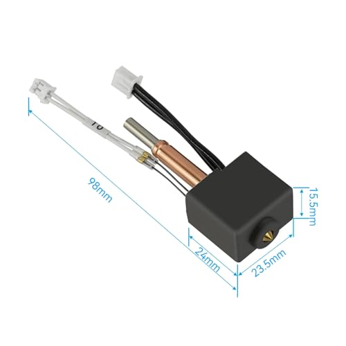 Kobra 3 V2/Kobra 3 Hotend,Extruder Print Head Hot End Kit with Extra 5PCS Brass Nozzle Tips & 2PCS Silicone Sock for ANYCUBIC Kobra 3/Kobra 3 V2 Combo 3D Printer