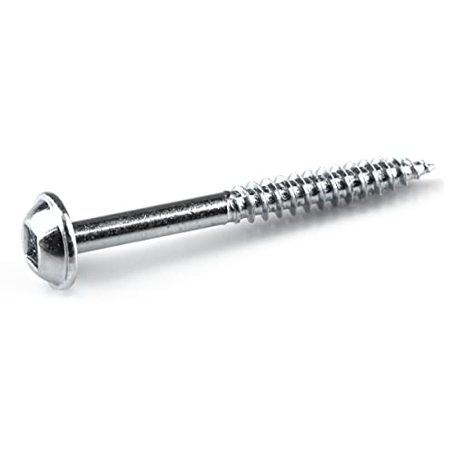 Kreg Zinc Pocket-Hole Screws - SML-F150-500 - 1-1/2 Inch - Fine Thread - Maxi-Loc Head - Indoor - 500 Count