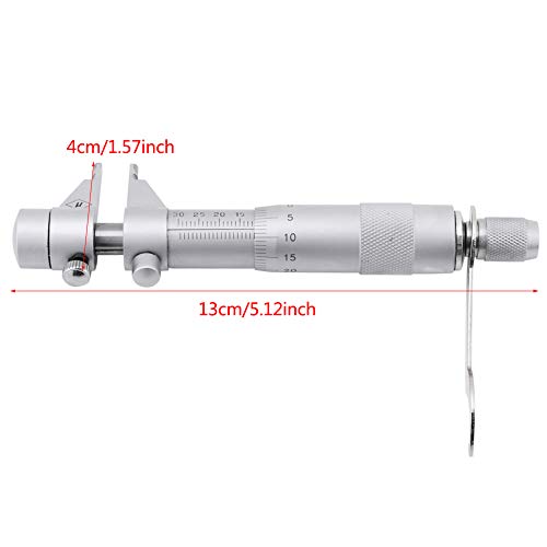 5-30 mm Range Internal Micrometer, Stainless Steel 0.01 mm Precision Hole Bore Inner Diameter Pressure Gauge Industrial Measuring Tools