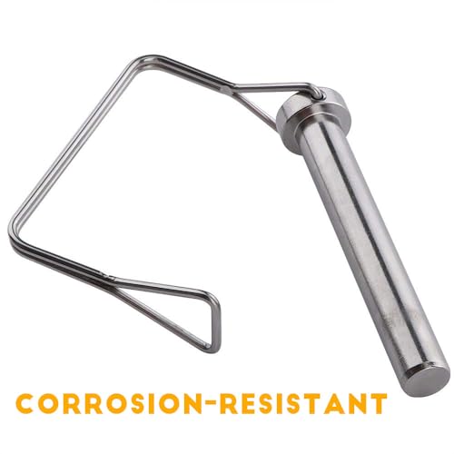 10 PCS Heavy Duty Large Long Lock Pin Carbon Steel Hitch Pin for Trailer,Boat,Vehicle 25/64 X 4"(10X100MM) 25/64" X 4"