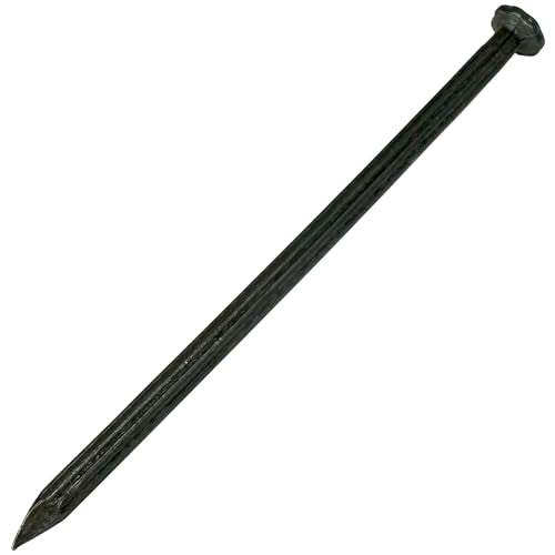 3.5” – Fluted Hardened Concrete Masonry Nails for Cinder Block, Concrete Walls, Cement Board 3.5 in (16d) -Qty (100) 100