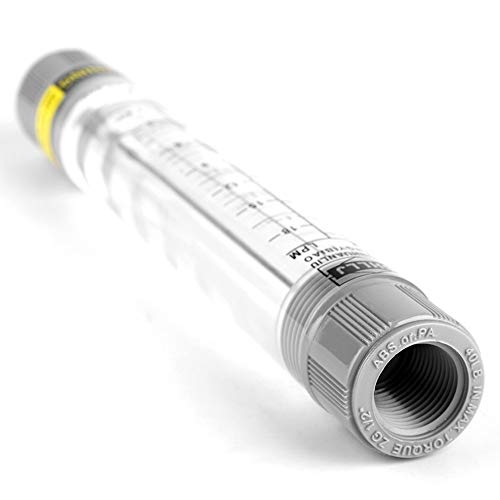 In-Line Flow Meter LZM-15G 0.5-5 GPM / 1.8-18 LPM, Pneumatic Air Source Processing Components