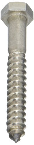 The Hillman Group 832070 3/8 x 3-Inch Stainless Steel Hex Lag Screw, 25-Pack