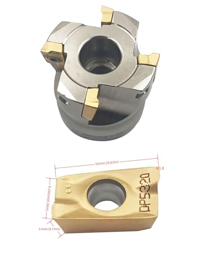 R8 Face Mill Arbor End Mill Shell Cutter APMT1604PDER Milling Inserts Milling holder+cutter+inserts
