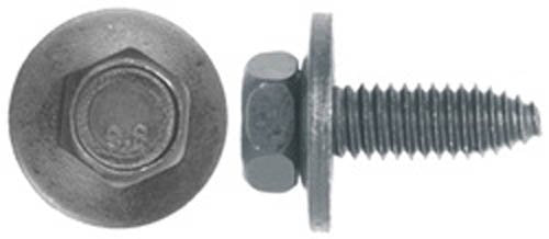 AMZ Clips and Fasteners (25) 5/16-18 x 1" Body Bolts 1/2" Hex 7/8" Washer (Pack of 2) 1 inches (Pack of 2)