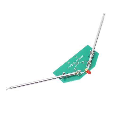 Telescopic V Dipole Antenna 97cm Length Adjustable Frequency 78M-415MHz SMA Female Interface Silver Alloy Contacts for Aviation Applications